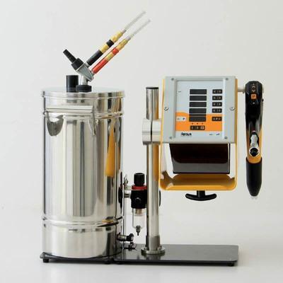 Mesin Lapisan Serbuk Elektrostatik Manual Kecil Stainless Steel Hopper