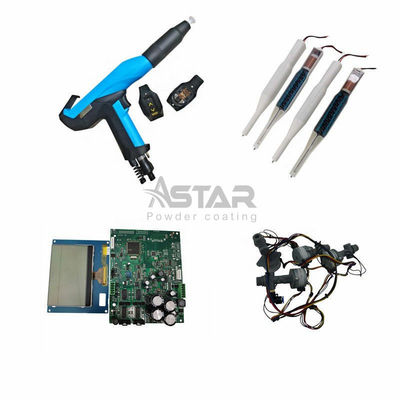 Pistol Pelapis Bubuk Elektrostatik Biru, Pistol Pelapis Bubuk Manual
