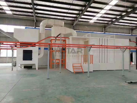Jalur Pelapisan Bubuk Elektrostatik Pemulihan Siklon Besar