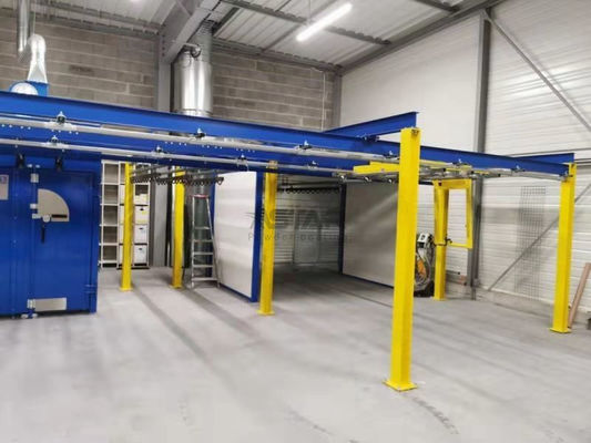 Aluminium Profile Powder Coating Spray Booth, Booth Powder Coating Manual
