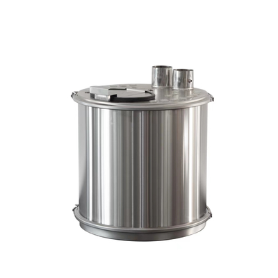Semua Jenis Powder Coating Round Fluidizing Hopper Stainless