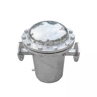 Tahan Karat SUS304 Stainless Steel Basket Type Filter Inline Basket Strainer Filter DN-300