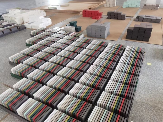Garis Pelapis Serbuk Otomatis 40m/Jam Untuk Pelat Kayu Furnitur Kayu Mdf