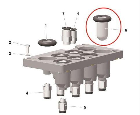 1019470 Suku Cadang Pelapisan Bubuk untuk Pompa Bubuk Pp07