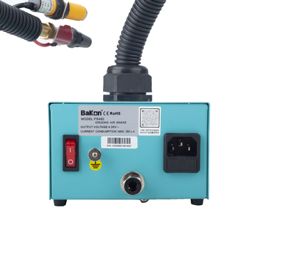 Mesin Lapisan Serbuk Elektrostatik Berkecepatan Tinggi Ioner Elektrostatik Ular Angin Induksi Otomatis Penghapusan Debu Air Gun