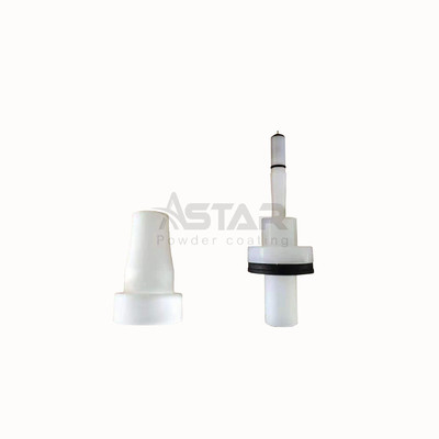 1008257 1008258 Nozzle Bulat lengkap NS09 Gema powder coating spare parts