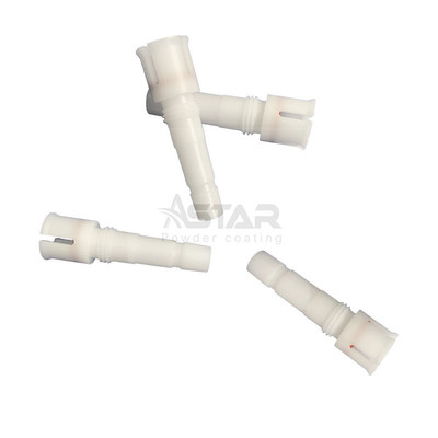 Bahan PTFE Ukuran Standar Nordson Kompatibel Powder Coating Spare Parts