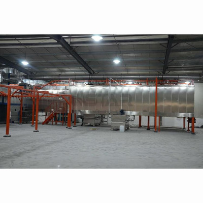 Hardware Lini Lapisan Serbuk Elektrostatik Perlengkapan Pra-Perawatan Semprotan Gantung