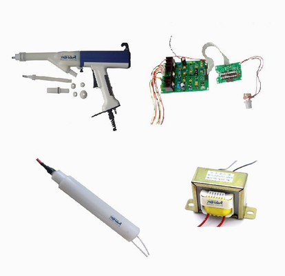 Pistol Pelapis Serbuk Elektrostatis Logam Manual 12V