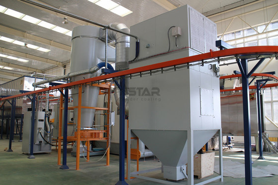 Hardware Electrical Area Conveyorized Powder Coating Plant (Pembangkit Lapisan Bubuk Konveyor)