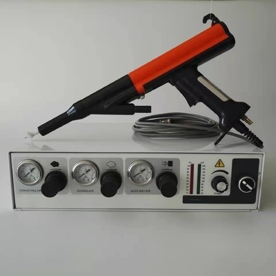 Mesin Pistol Pelapis Serbuk Nordson Logam Merah