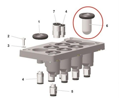 1019470 suku cadang untuk pompa bubuk Pp07