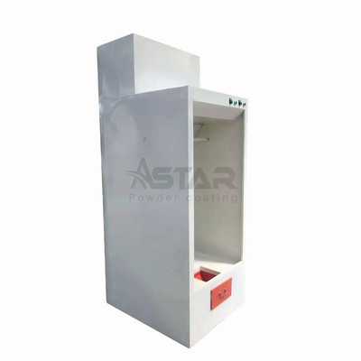 Manual portabel dua filter kecil bubuk lapisan Booth
