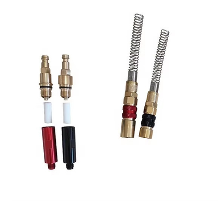 261645 261637 1005589 1005590 Injektor Serbuk OptiFlow IG06 Kopling Rilis Cepat dan Unit Katup Periksa Udara