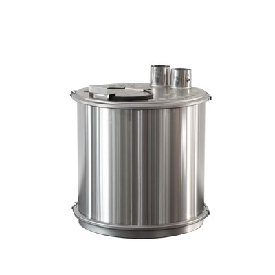 Semua Jenis Powder Lapisan Bulat Fluidizing Hopper Karet