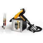 Fleksibel Gema Optiflex 2B Box Feeding Electrostatic Powder Coating Machine Kekerasan tinggi