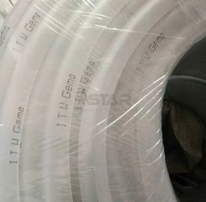 12x18mm transparan tahan lama POM Powder Coating Hose