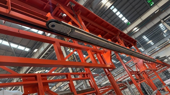 Sistem konveyor bebas daya profil aluminium horisontal