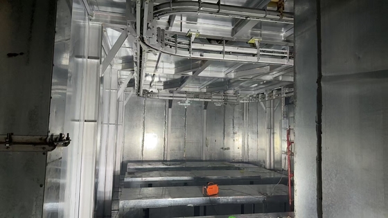Sistem konveyor bebas daya profil aluminium horisontal