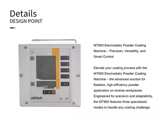 ASTAR Smart Control Master PLC Control Powder Coating Cabinet Peralatan Lukisan Teknologi Tinggi