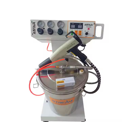 Mesin Pelapisan Bubuk Elektrostatik 12V Untuk Roda Substrat Baja