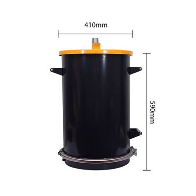 Hopper Pelapis Bubuk Fluidisasi Baja Tahan Karat untuk Mesin Pelapis Bubuk