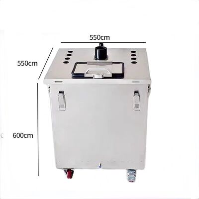 Hopper Pelapis Bubuk Fluidisasi Baja Tahan Karat untuk Mesin Pelapis Bubuk