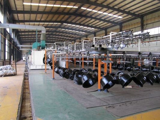 Garis Pelapis Bubuk Elektrostatik Hub Roda Otomatis Automatic