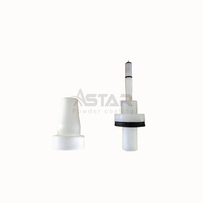 1008257 1008258 Nozzle Bulat Kompleks NS09 suku cadang lapisan bubuk