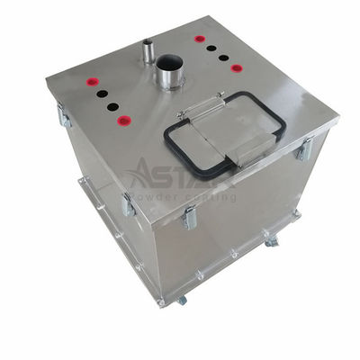 550x550mm Tebal Tinggi Square Powder Coating Hoppermm