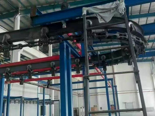 Jalur Pelapisan Serbuk Otomatis Beban Tinggi Untuk Produk Berat Heavy