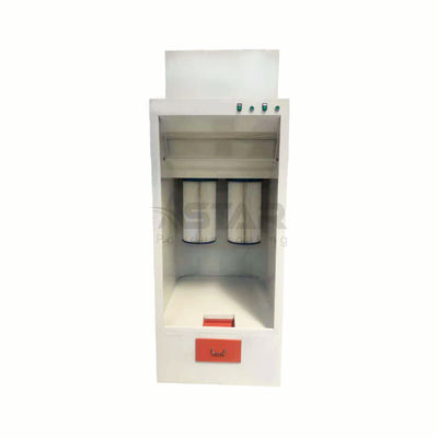 Manual Portabel Dua Filter Booth Powder Coating Kecil