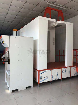 Booth Lapisan Serbuk Elektrostatik Pemulihan Siklon