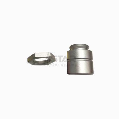 Logam Aluminium Base Fluidizing Powder Hopper Suction Tube Base Tube