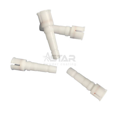 Bahan PTFE Ukuran Standar Suku Cadang Pelapis Bubuk Kompatibel Nordson