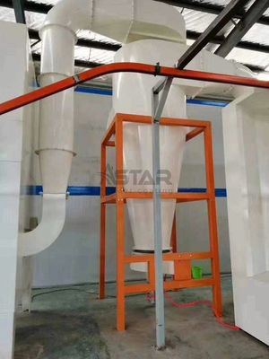 Jalur Pelapisan Bubuk Elektrostatik Pemulihan Siklon Besar