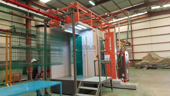 Garis Pelapisan Bubuk Elektrostatik Otomatis