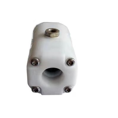 AKO DN20 Pinch Valve Manual Koneksi Benang Internal Putih