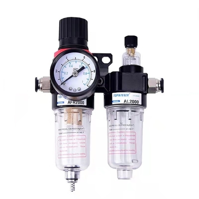 8mm AFC2000 Pemisah Air Minyak Prosesor Sumber Gas Filter Udara Duplex