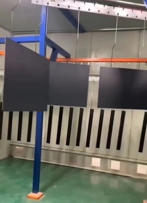 Produk Kayu Garis Pelapis Bubuk Elektrostatik Otomatis