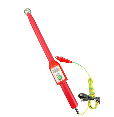 Portable Digital Display High Voltage Test Meter untuk Electrostatic Spray Gun